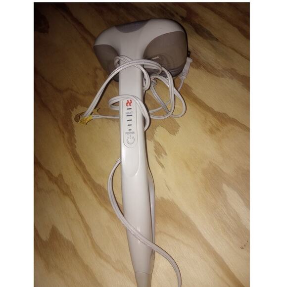 Vintage Homedics Handheld Massager Works HHP350 Heat Percussion Action - Picture 1 of 4
